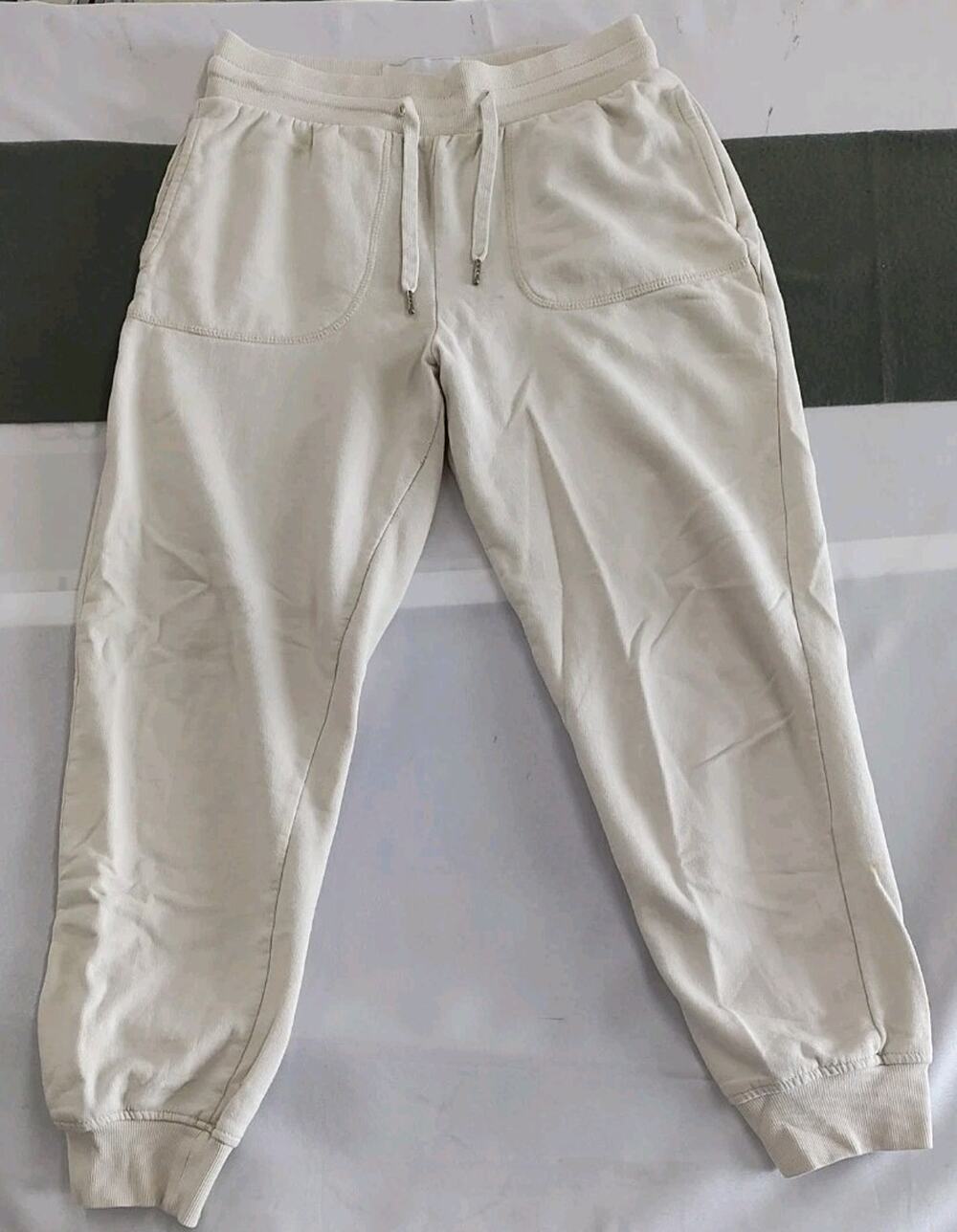 Reserve Fairfax Womens Nude Sz L Sweat Pants Sweats Joggers Drawstring